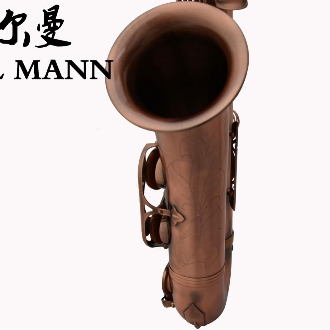 伊曼E尔arlM专annY-TS-570降B红仿古次中音萨克斯管SA业X