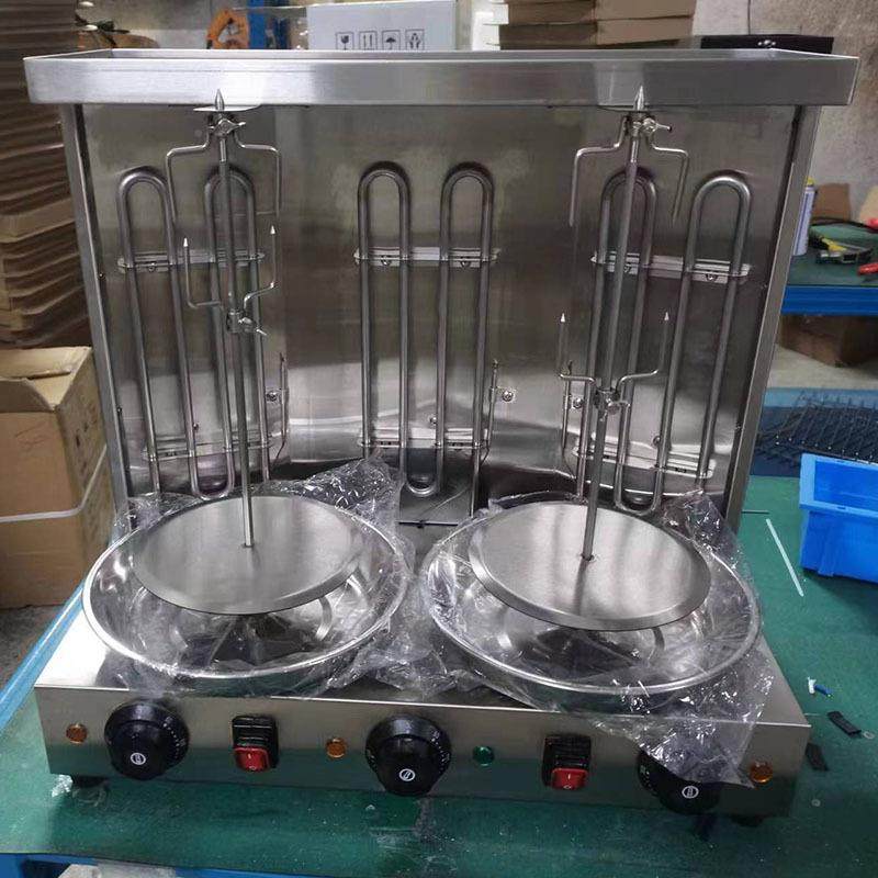 富祺电热中东烧烤炉商巴NJS用电和气旋烤转肉机西烤肉拌饭烤肉机