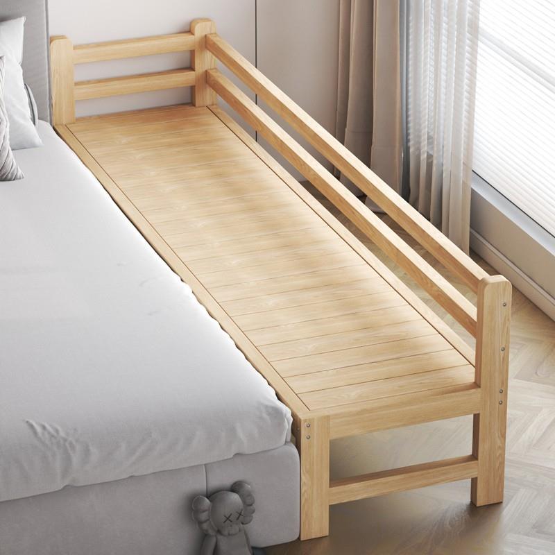 IL拼接床加人宽床边实木拼床接小大可睡儿童带护GDD栏可床定制单