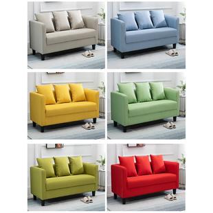 N5质家直销卧室两人厂小型RID沙发服装 店简易皮休息区客厅公寓户