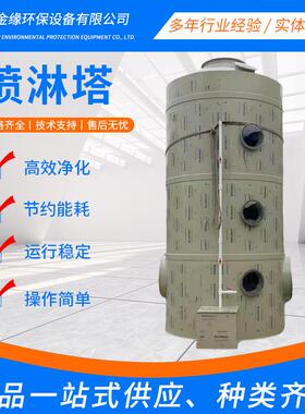喷淋塔气处理净化除尘设备保洗涤废脱硫p水淋节能HZKp不锈钢环设