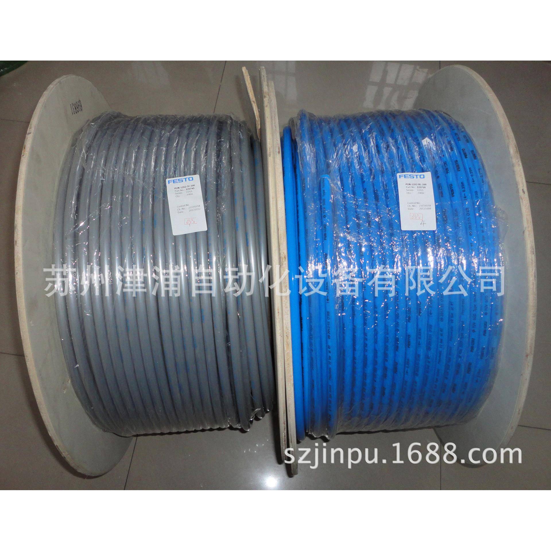 PUN6x1-S-492-B！FESTO气管螺旋-管PU管L197591伸缩可管