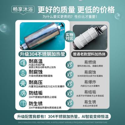 包邮德厨国新款EPP小型宝即热式小下家用洗手台热水宝厨房台专用