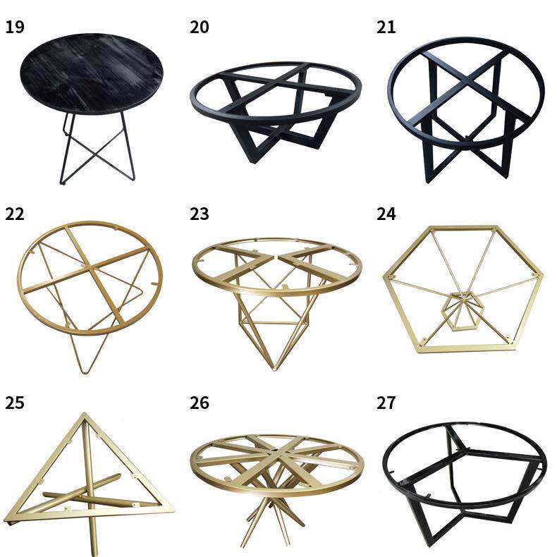 铁作艺桌架金属桌l-55142子定支架电脑吧台茶几脚不锈钢架子腿餐