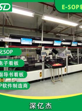 深OXQ亿杰ESO统P系车理看板管理系统产线管显示屏间厂家