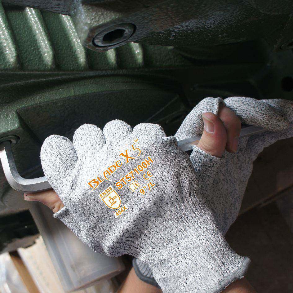 赛UFC立特IX指感SNST57100H漏2触手套防切割露指手套12双装