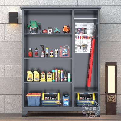 户外工储物柜庭防水锈多功能收具纳柜铝合金院储物柜拖把防MFK置