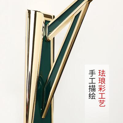 简约轻奢式欧餐钟客厅装饰厅20851-20精致两面钟家用静音双面挂钟