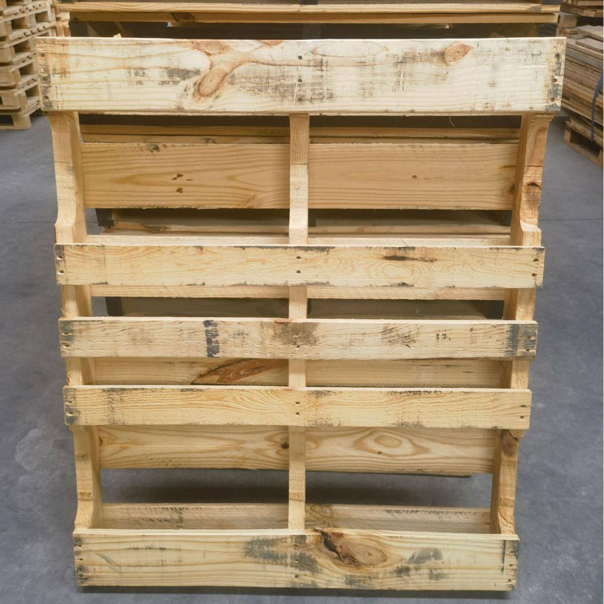 厂物流托家直销出口熏蒸木托盘仓储WWM物流架实木盘板木栈板木托