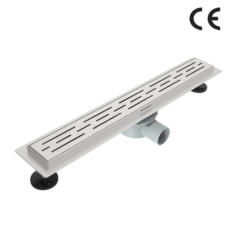 304不锈钢地漏长条型竹排地漏卫生间淋浴房下水道长方形地漏批发