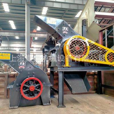 硬脆玻璃陶瓷瓦砾砖头混凝土破碎制砂打石子PC400300锤式破碎机