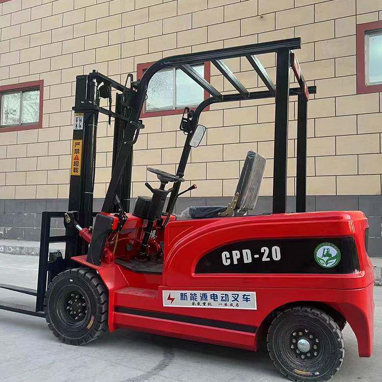 中旺座驾式四轮电动叉车升降推高车四轮座驾式搬运车机器设备