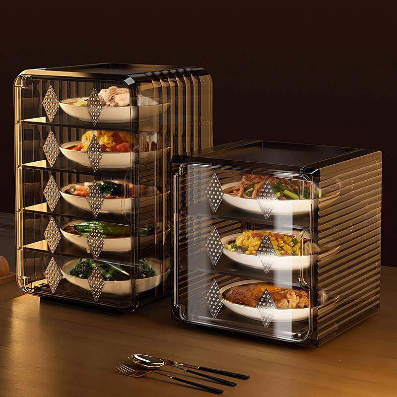 镂空多层夏季剩饭防尘剩菜神器家用菜罩防虫厨房透气收纳架餐桌罩