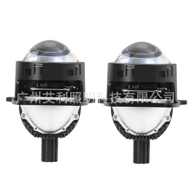 新款热卖B2双光透镜汽车头LED大灯3.0寸超亮远近一体无损安装通用