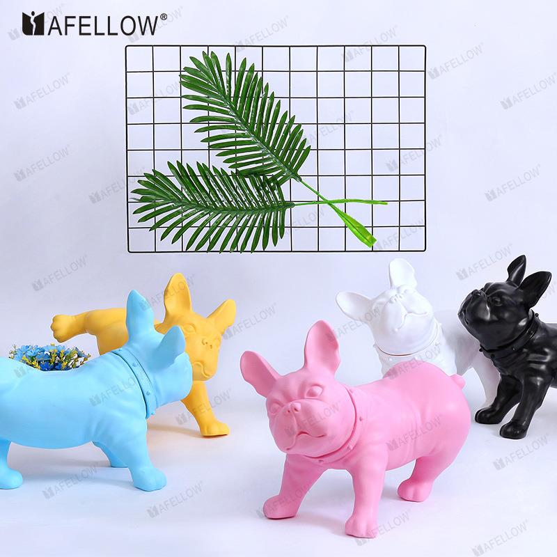 商品儿童摄影道具狗创意橱窗装饰斗牛犬模型狗模特展示狗摆件