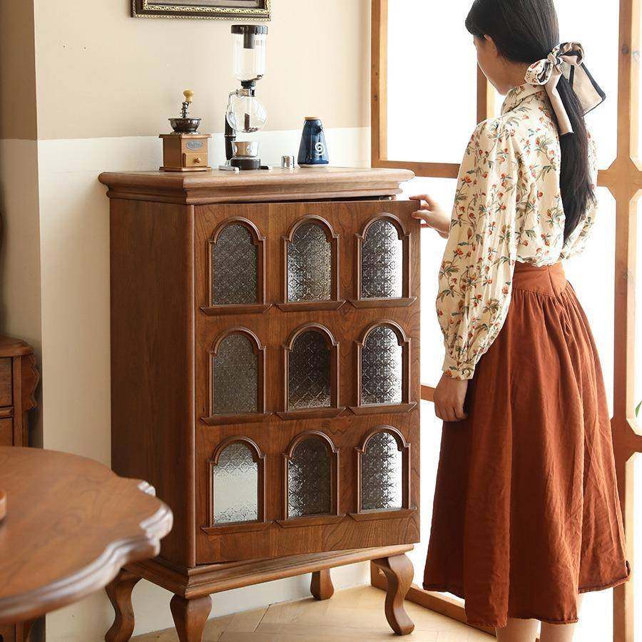 美式实木中古vintage实木收纳展示柜复古玄关柜樱桃木客厅茶水柜,纺织面料/辅料/配套,纺织机械配件,淘宝优惠券,粉丝福利购,淘宝优惠卷