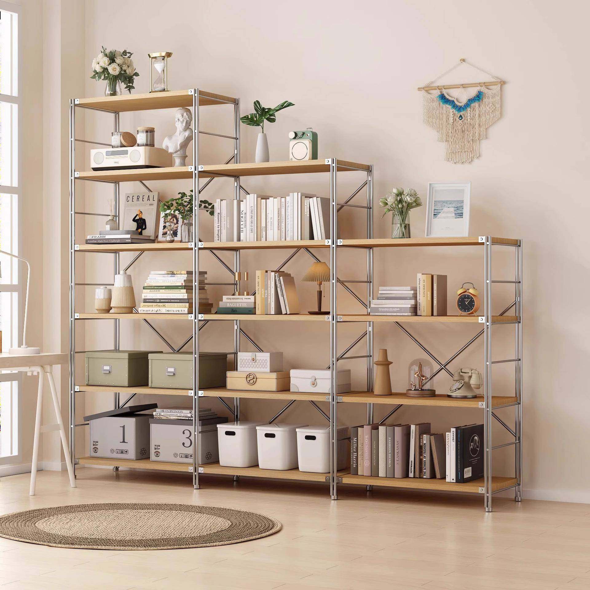 日式落地置物架厨房微波炉收纳展示架实木书房阳台多层储物柜,收纳整理,烫衣板及配件,淘宝优惠券,粉丝福利购,淘宝优惠卷