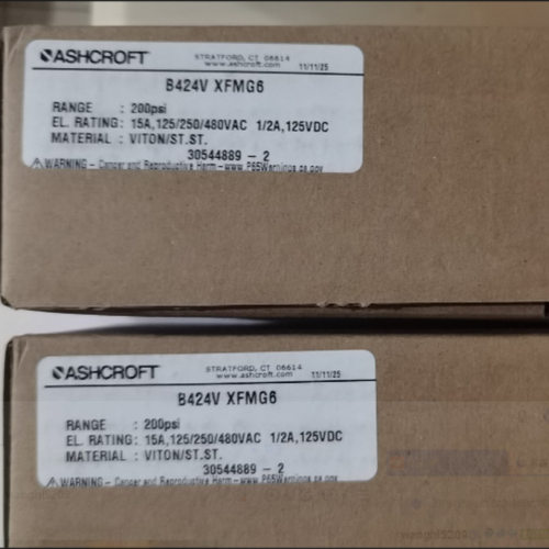 ASHCROFT/雅斯科压力开关B424V-XFMG6,200psi