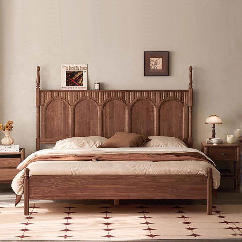 北美黑胡桃木法式复古实木床北欧樱桃木原木1.8米美式主卧双人床,机械设备,其他机械设备,淘宝优惠券,粉丝福利购,淘宝优惠卷