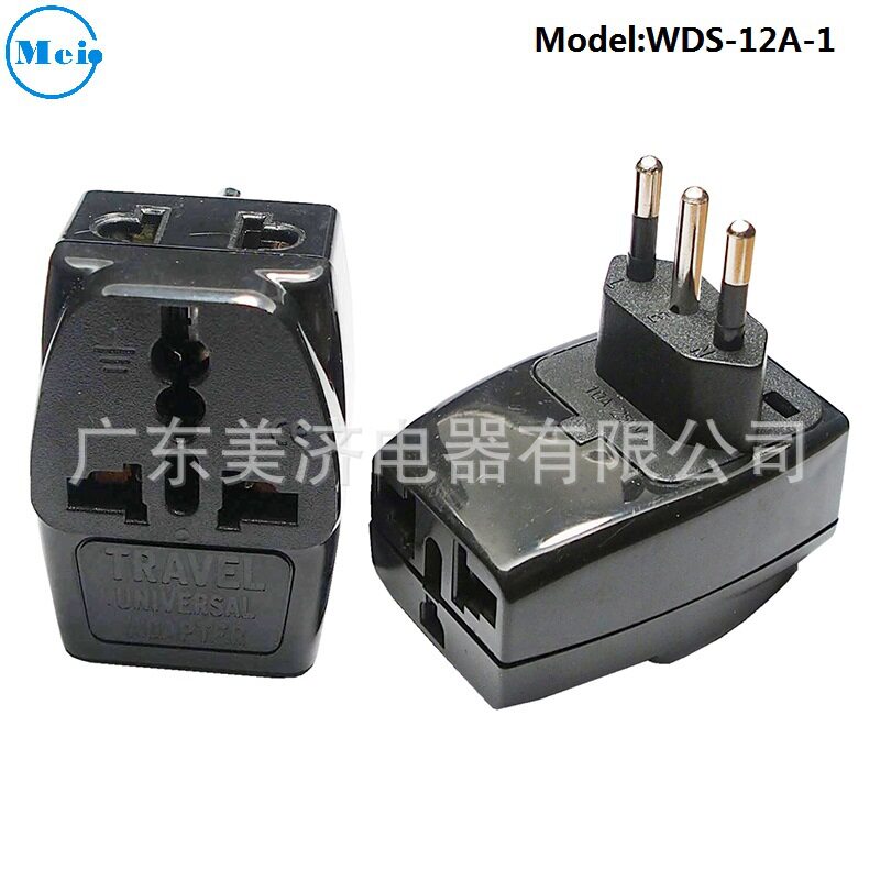 厂家现货 一转三意标转换插头 一拖三意大利转换插头 WDS-12A-1