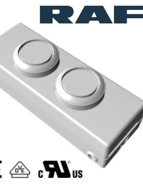 RAFI防水E-BOX德国M12带灯急停按钮开关盒1.22.392.392/2200