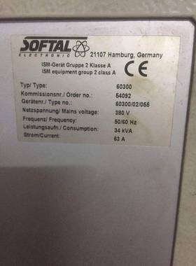 德国SOFTAL电路板Typ:60300orderno.:54092