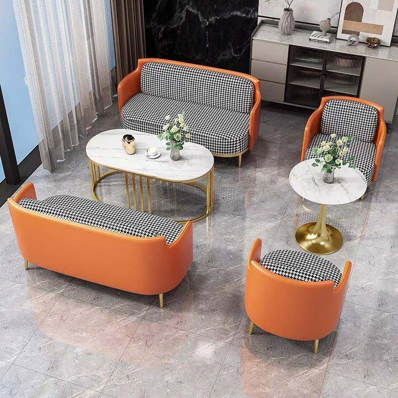 轻奢办公室接待洽谈沙发桌椅组合售楼处会客单人沙发美容院小沙发,纺织面料/辅料/配套,纺织机械配件,淘宝优惠券,粉丝福利购,淘宝优惠卷