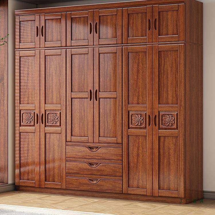 新中式实木衣柜家用卧室小户型三四五六门原木储物柜大衣橱爆款,节庆用品/礼品,新娘配件,淘宝优惠券,粉丝福利购,淘宝优惠卷