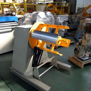 100KG卷料机浙江冲压材料架汽车零件收料机钣金自动放料架