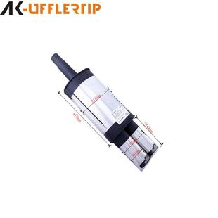 适用于汽车碳纤直排响鼓通用双出直通改装跑车音一出二狼*尾段