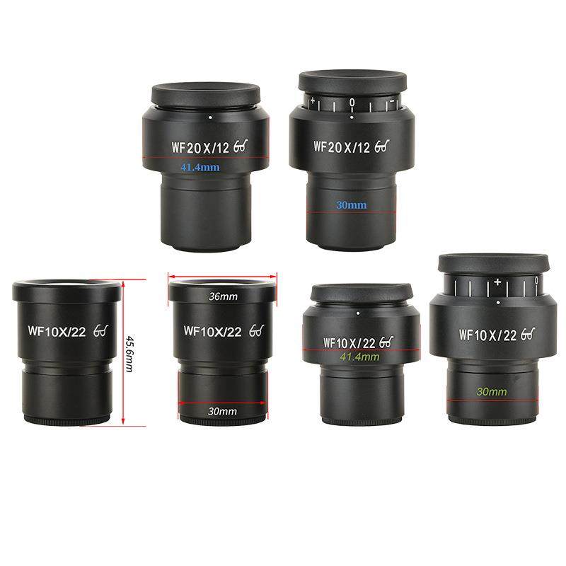 WF10X/22高眼点宽视场显微镜目镜屈光度可调安装接口30mm