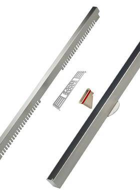 不锈钢304SS地漏线形长条极窄大排量隐形卫生间浴室酒店家用