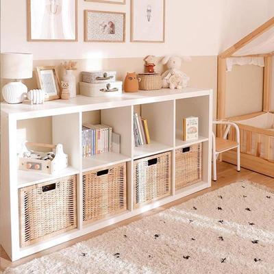 W82024格子柜玩具储物柜儿童收纳柜书柜书架收纳架幼儿园宝