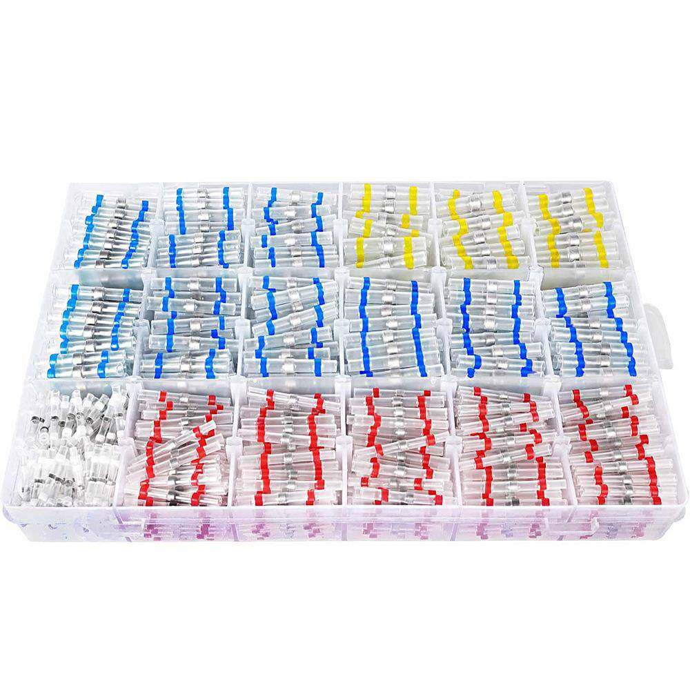 1118PCS盒装焊锡环热缩对接端子汽车电子防水连接器套件,农用物资,其他肥料,淘宝优惠券,粉丝福利购,淘宝优惠卷