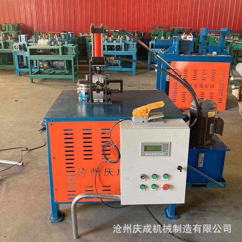 牛卧栏单轮弯管机90度方管弯弧圆管90度弯管机单轮弯管机