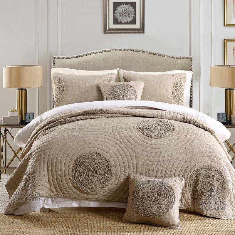 外贸手工纯棉床盖三件套水洗加厚夹棉床上用品套件床品,机械设备,其他机械设备,淘宝优惠券,粉丝福利购,淘宝优惠卷