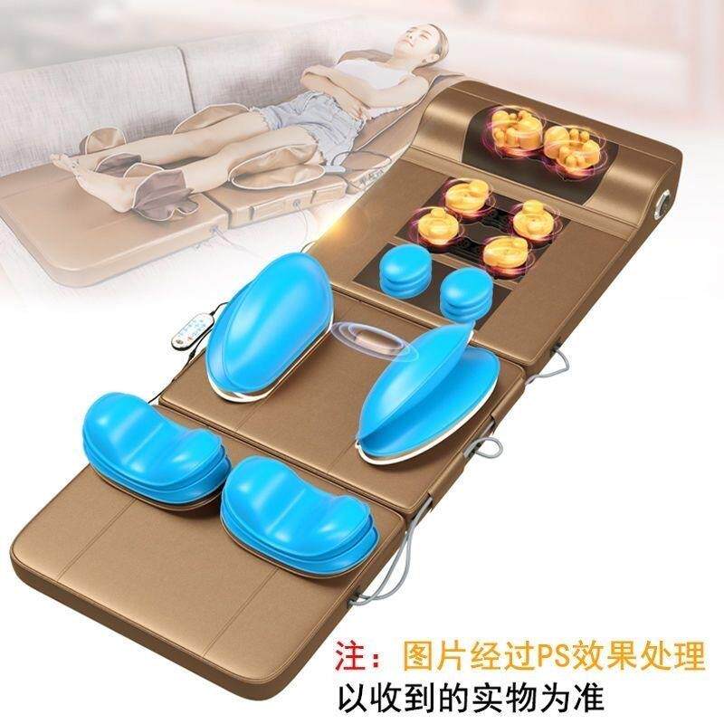 全身按摩床垫多功能按摩揉捏肩颈部腰部背部牵引加热电动气囊椅垫