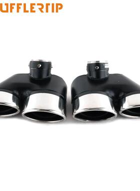 适用于奔驰S级W220尾嘴S320s350S500S600排气管改装S63四出尾喉