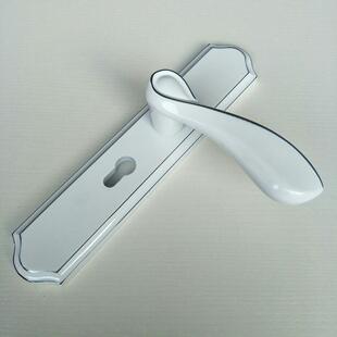 欧式合金实木门把手室内卧室房门锁锁具五金大50磁吸静音锁体