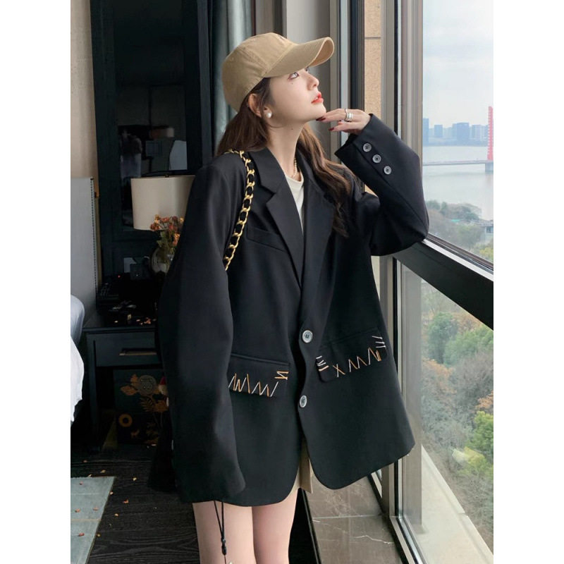 2026春季新款高级感大码女装胖mm宽松西服女外套【6002】现货安排,女装/女士精品,西装,淘宝优惠券,粉丝福利购,淘宝优惠卷