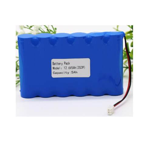 12V电池3S2P11.1V/12.6V5000mAh18650锂离子电池组，带5ABMS