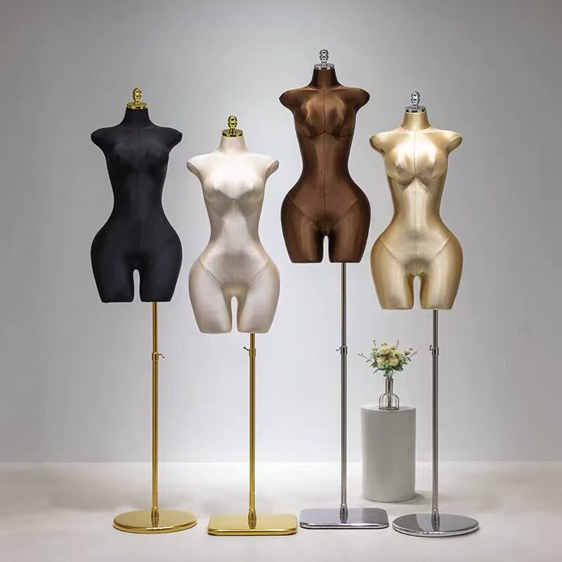 外贸欧美大码模特半身假人台展架女装服装卡戴珊细腰大胸橱窗道具