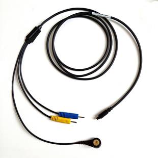 适用于伟思SA9800生物刺激反馈仪导联线黑色线盆底肌电极连接线