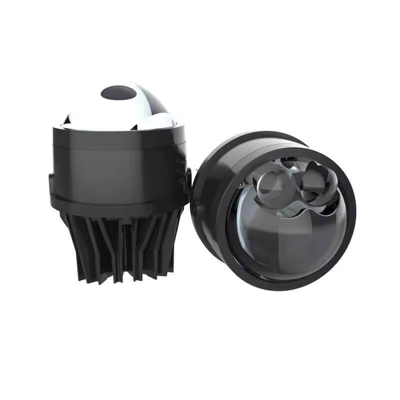 3 colors fog lamp bi led projector lens dual beam auto light