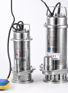 304316不锈钢污水泵WQ15-252225-1550-1010-44-3S排污泵