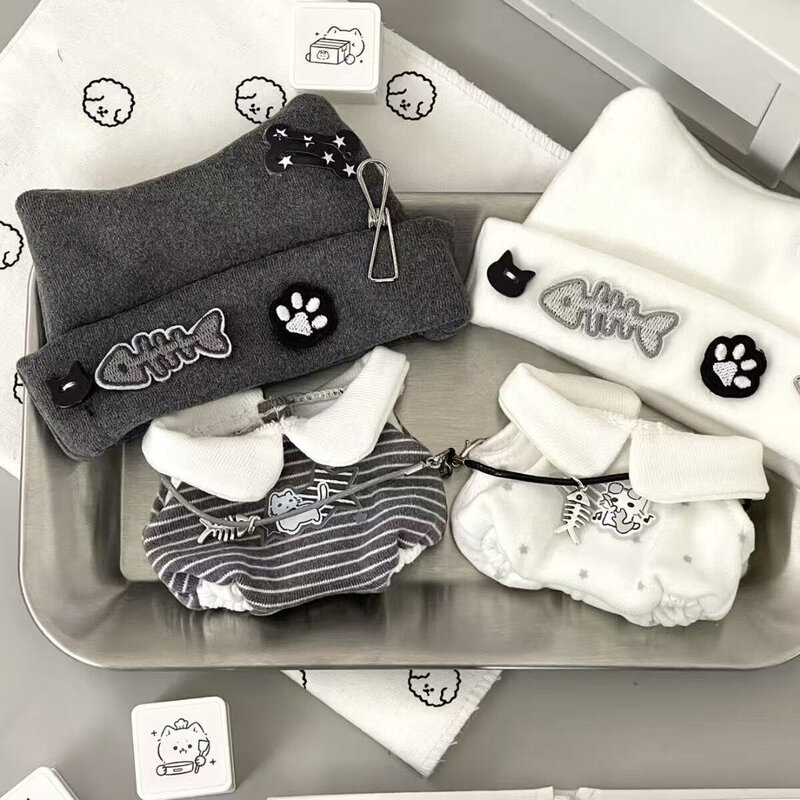 thumbnail for 10cm20cm punk style non-attribute cotton doll doll change dress for baby clothes new baby clothes