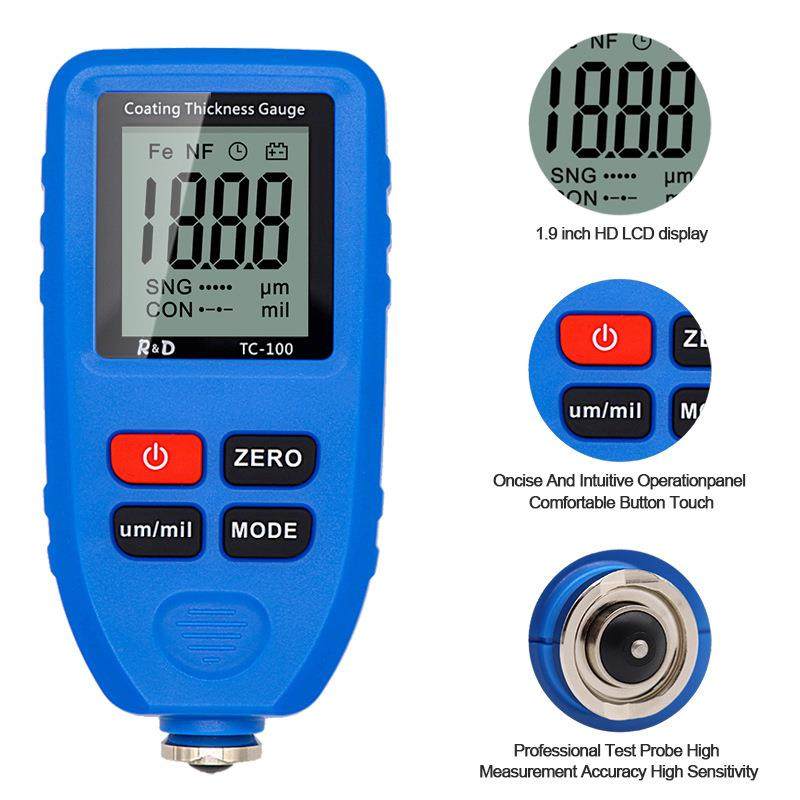 TC-100漆膜仪涂层测厚仪铁铝两用电镀锌层膜厚仪汽车油漆厚度,节庆用品/礼品,新娘配件,淘宝优惠券,粉丝福利购,淘宝优惠卷