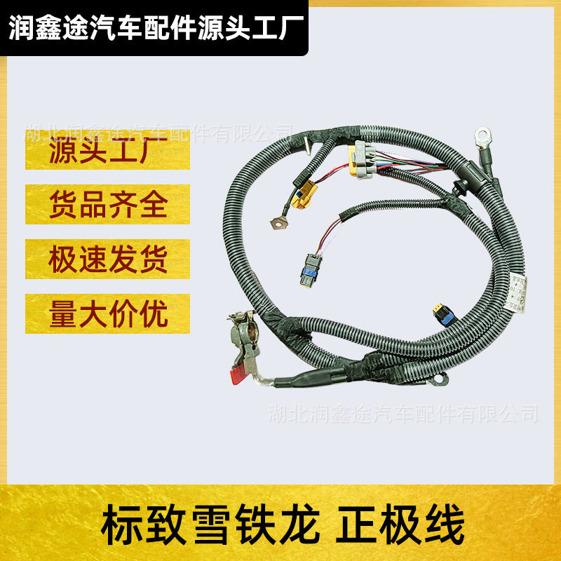 适用标致307 408雪铁龙世嘉凯旋电瓶正极线蓄电池正极线电缆线