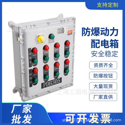 PDB305防爆配电箱电源控制开关仪表检修照明动力接线柜防爆按钮箱