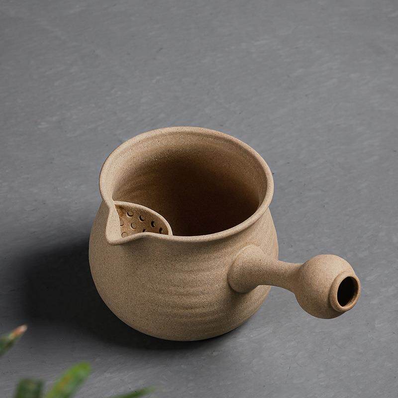 麦饭石煮茶罐罐侧把围炉煮茶烤奶茶器碳炉电陶炉白茶泡茶陶壶